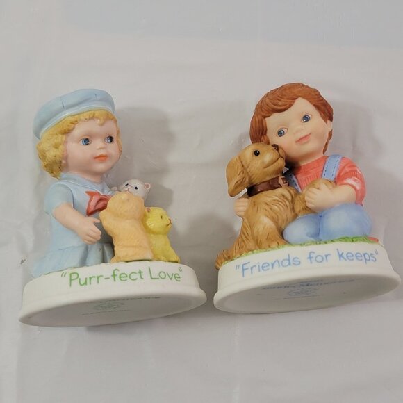 AVON Tender Memories Porcelain Dog & Cat Friends - Picture 13 of 16